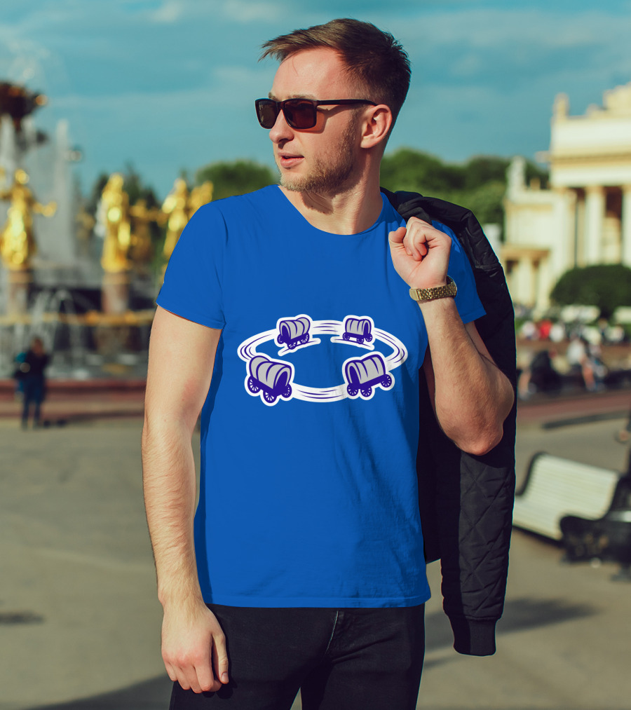 Circle The Wagons Buffalo Football Team Inspired Concept T-Shirt