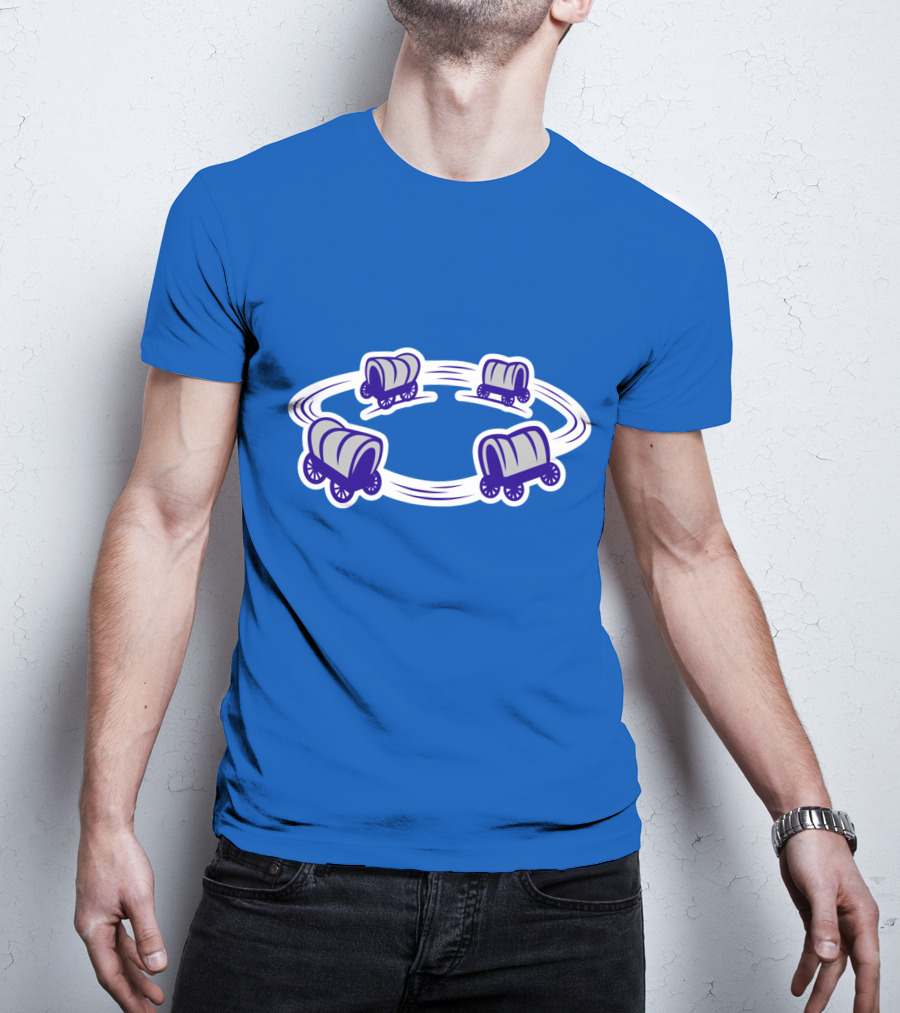 Circle The Wagons Buffalo Football Team Inspired Concept T-Shirt