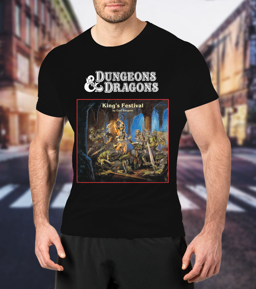 Dungeons And Dragons King's Festival By Carl Sargent T-Shirt
