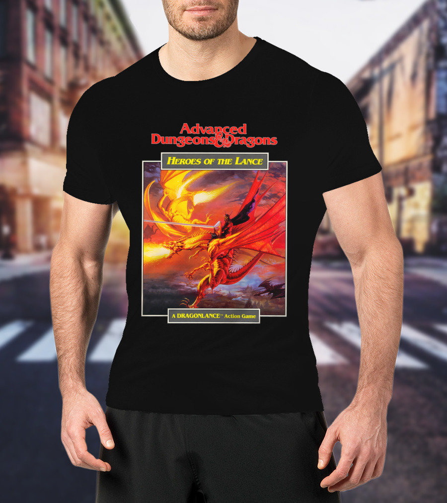 Advanced Dungeons And Dragons Heroes Of The Lance Dragonlance Action Game T-Shirt