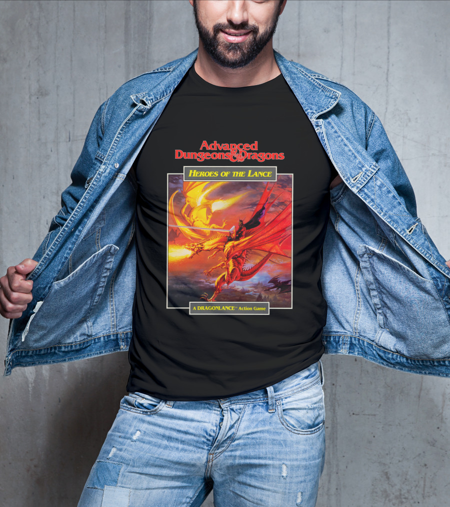 Advanced Dungeons And Dragons Heroes Of The Lance Dragonlance Action Game T-Shirt
