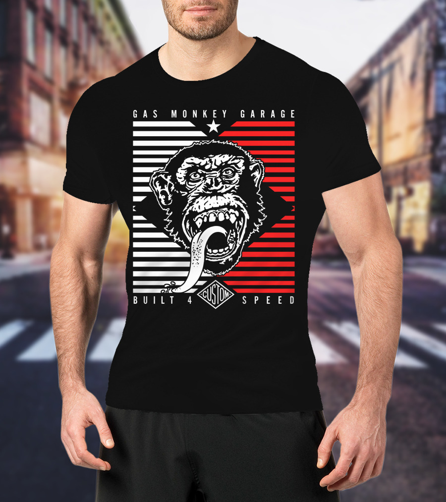 Gas Monkey Garage Built 4 Speed Custom Stryper T-Shirt