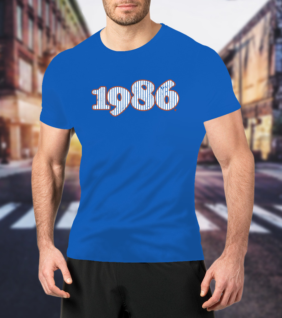 BreakingT New York Mets 1986 Lindor Game T-Shirt