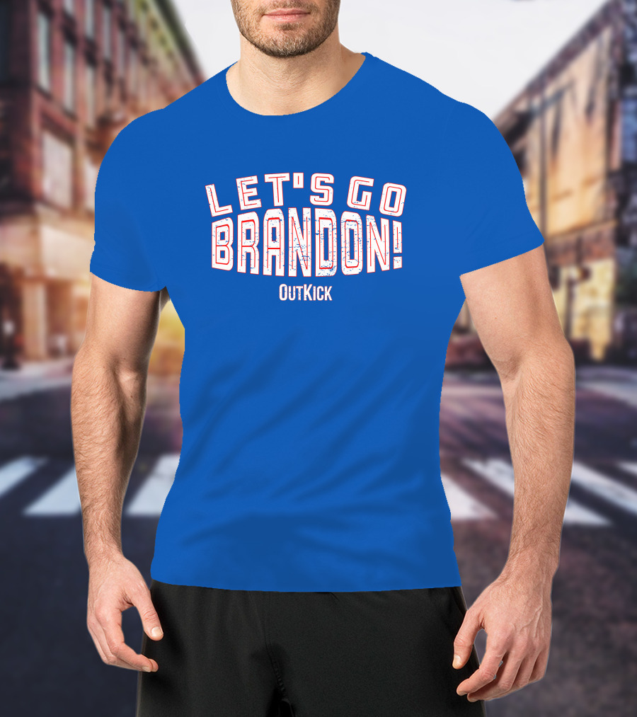 Outkick Let's Go Brandon Lay Travis T-Shirt