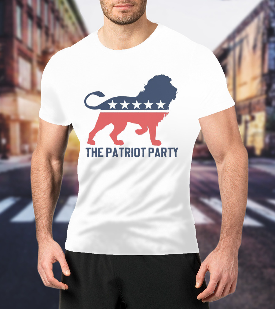 The Patriot Party Lion With Stars T-Shirt