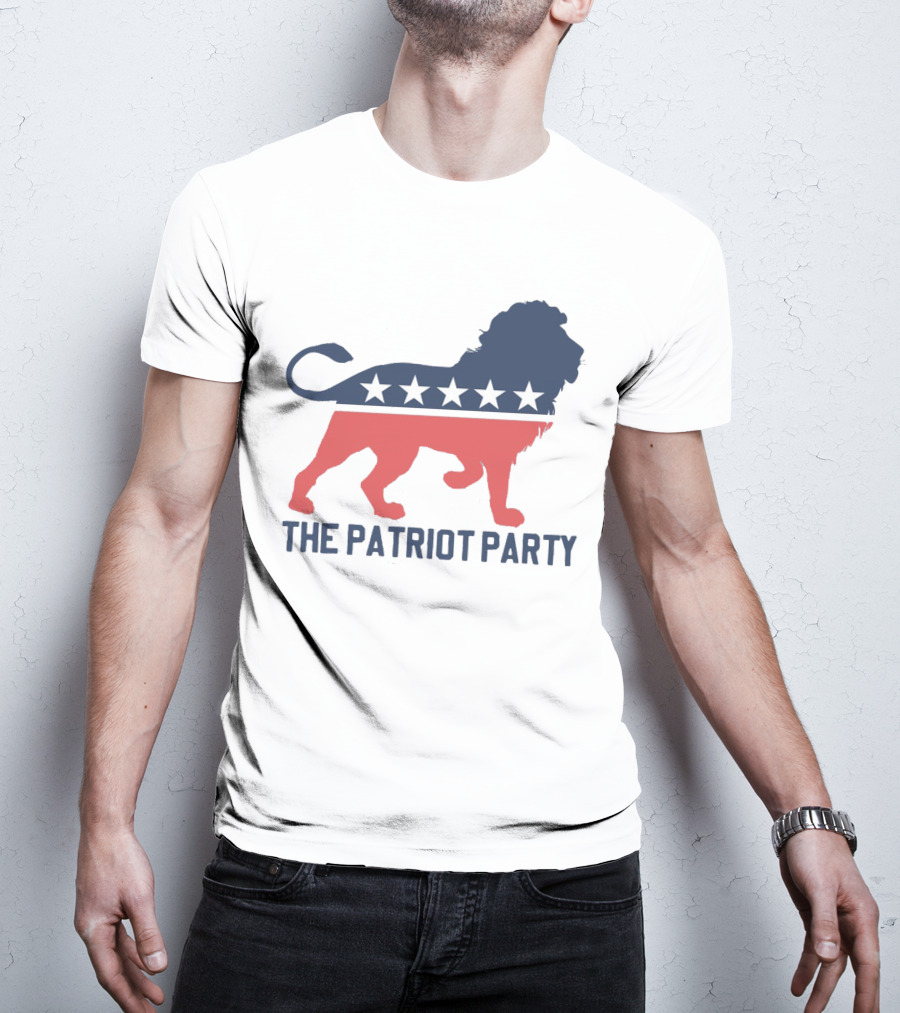 The Patriot Party Lion With Stars T-Shirt
