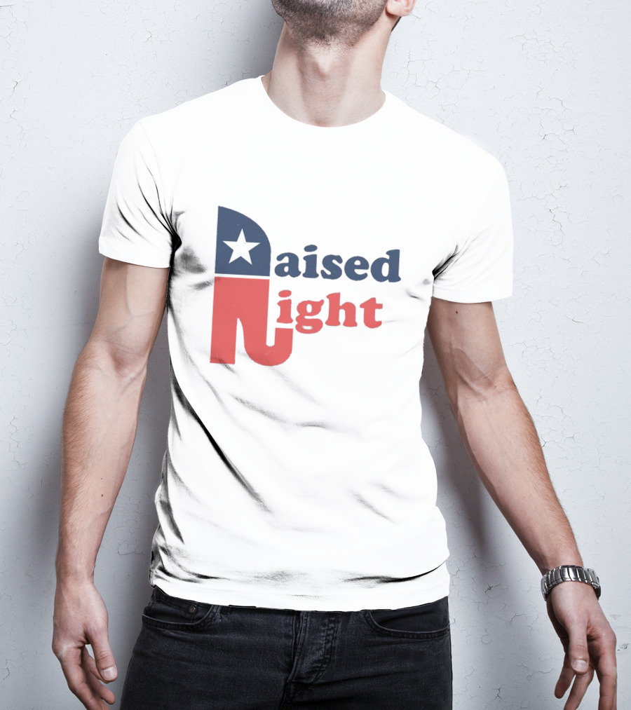 Raised Right Republican Elephant T-Shirt