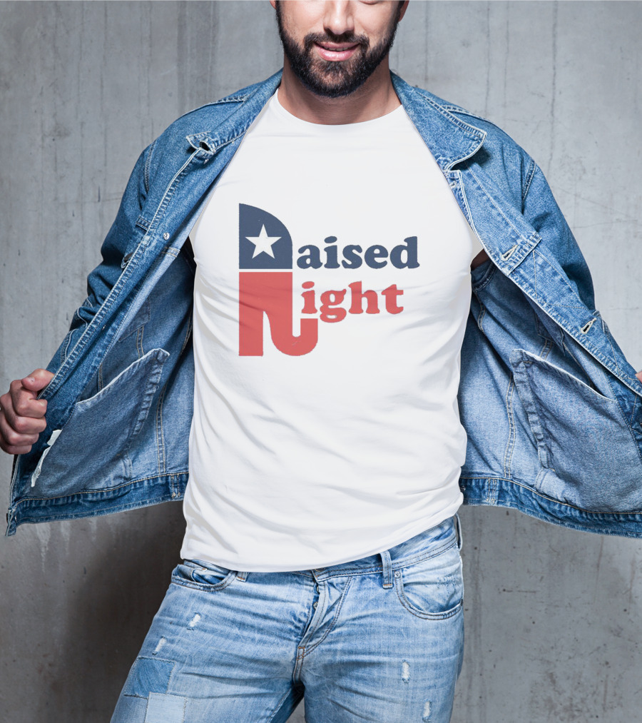 Raised Right Republican Elephant T-Shirt