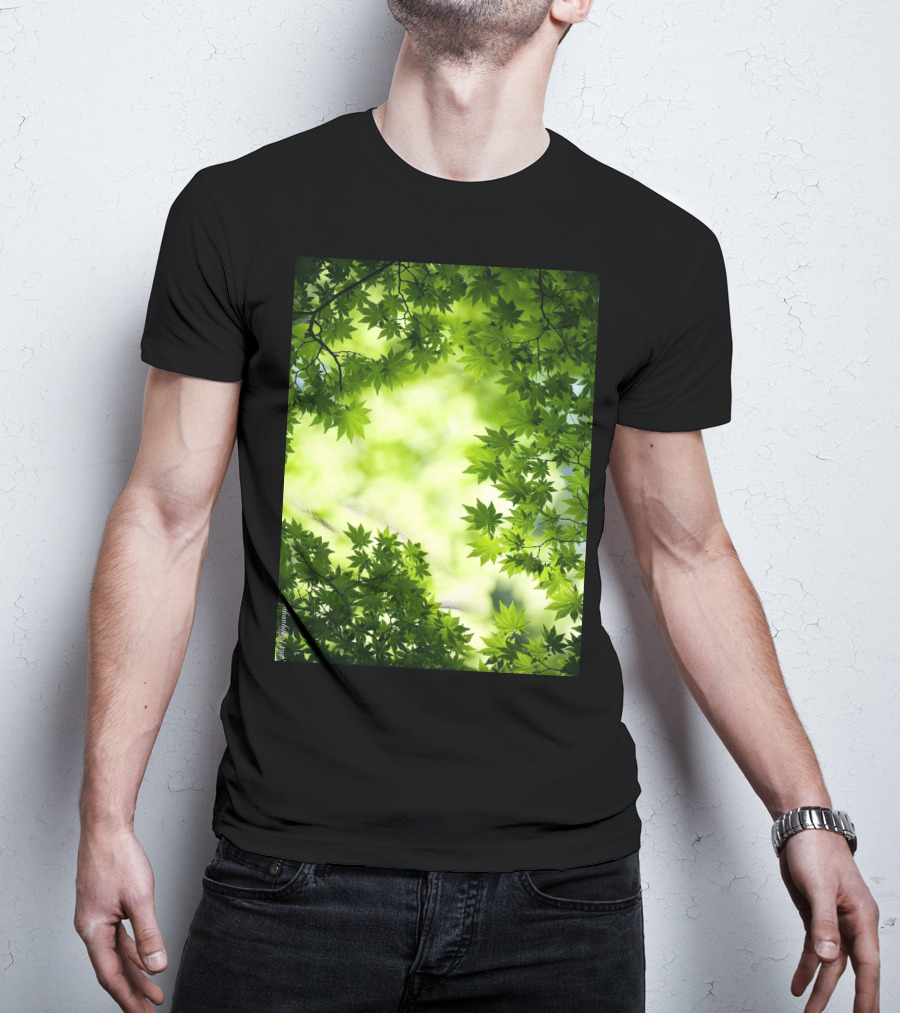 Short Lush Green Canopy Leaves T-Shirt
