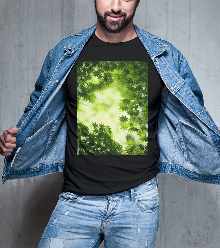 Short Lush Green Canopy Leaves T-Shirt