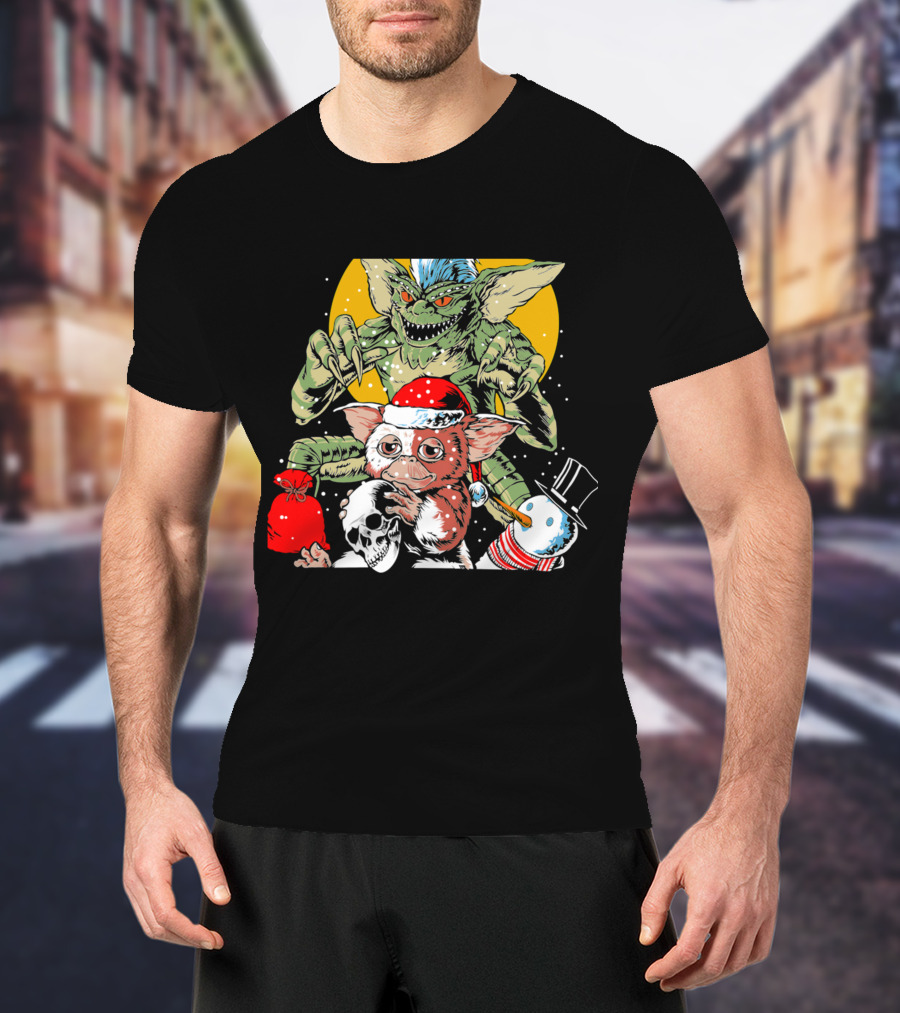 Gizmo And Gremlin Christmas Mischief Adventures T-Shirt