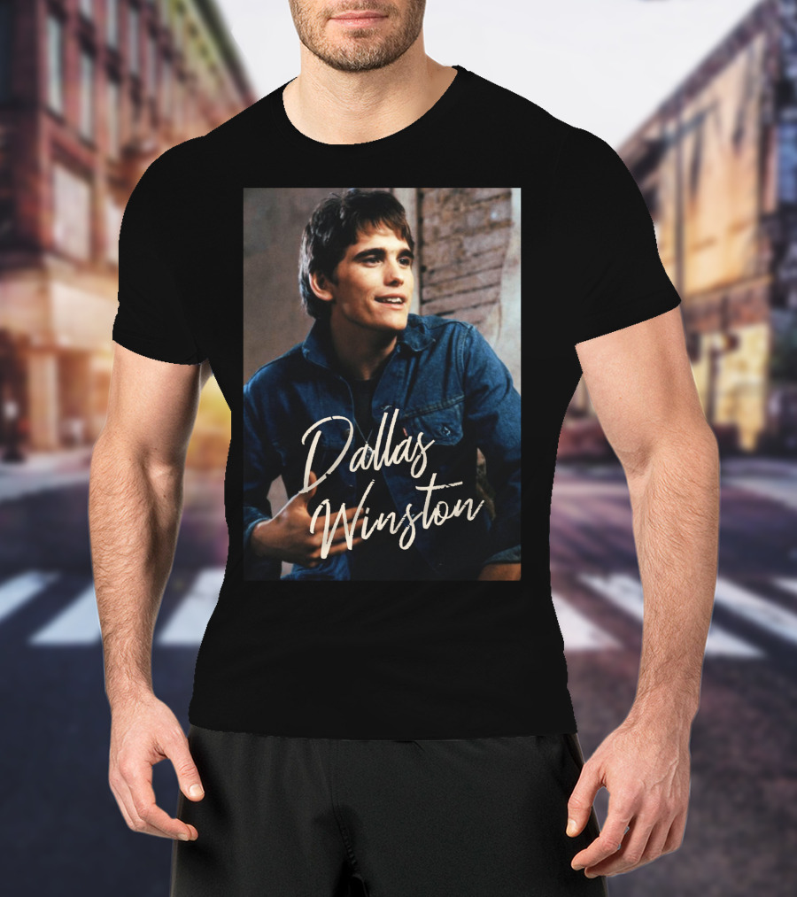 Dallas Winston The Outsiders 80s Movie Retro Denim T-Shirt