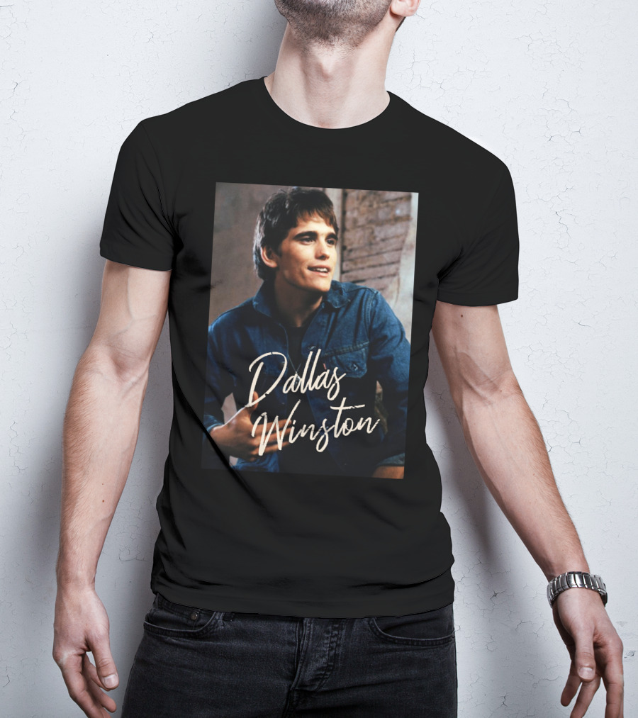Dallas Winston The Outsiders 80s Movie Retro Denim T-Shirt
