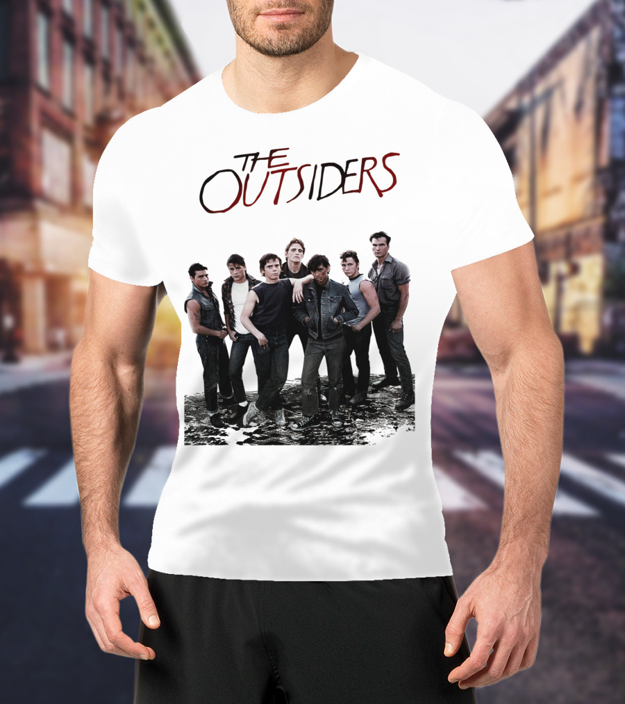 The Outsiders 1983 Movie Cast Photo Classic T-Shirt