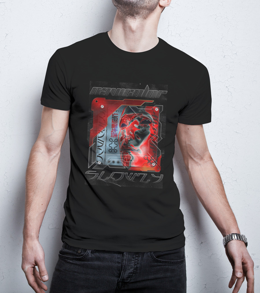 Navycolor Slowly Red Mask T-Shirt