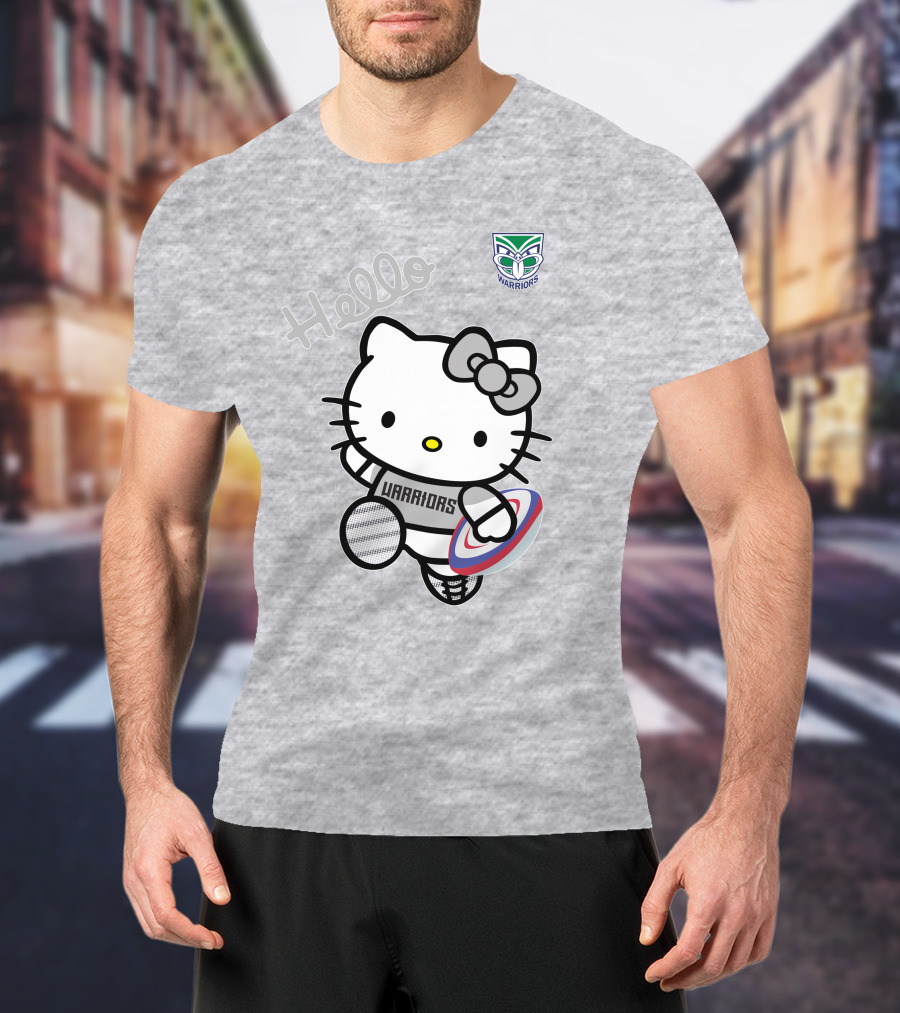 New Zealand Warriors Hello Kitty Rugby T-Shirt