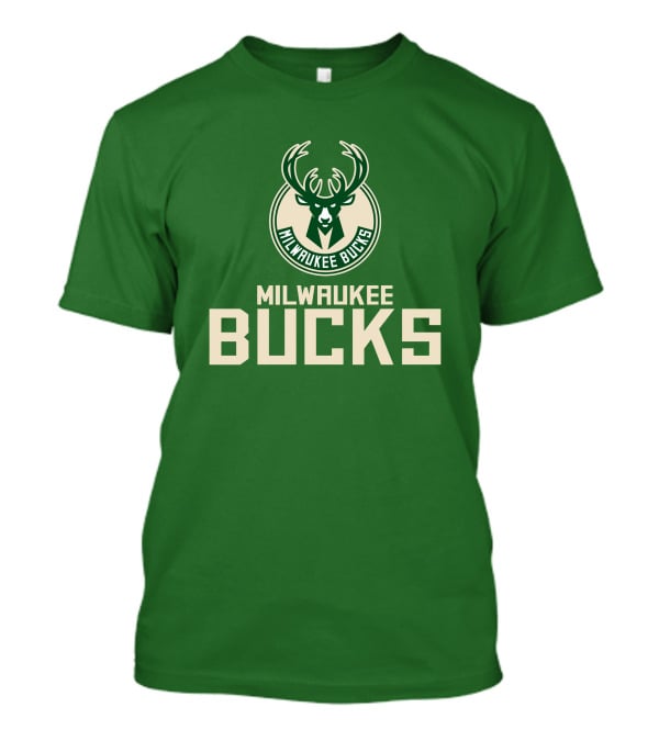 Milwaukee Bucks NBA Logo Green P504HN65261 T-Shirt