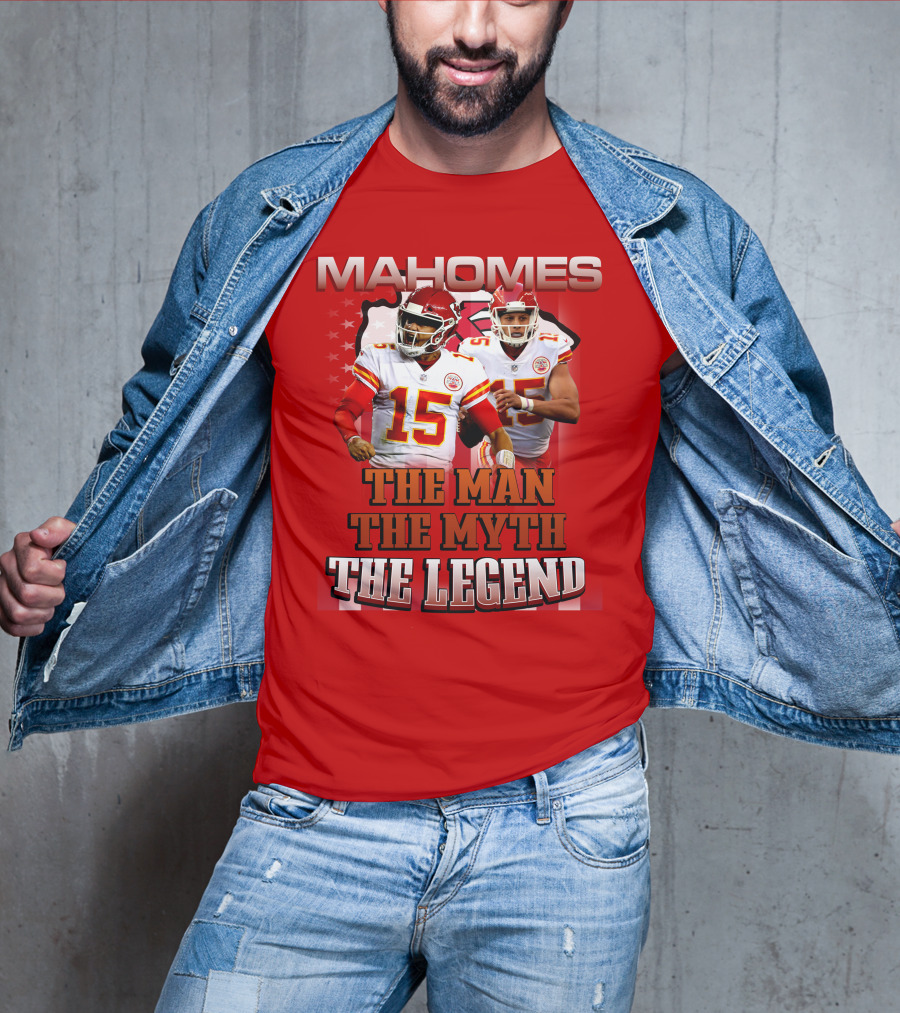 MAHOMES THE MAN THE MYTH THE LEGEND NFL Kansas City Chiefs P504HN6130 T-Shirt