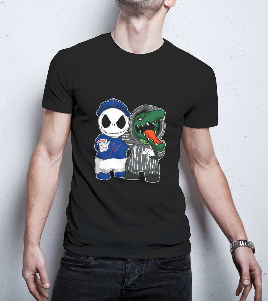 Florida Gators Jack Skellington Nightmare Crossover T-Shirt