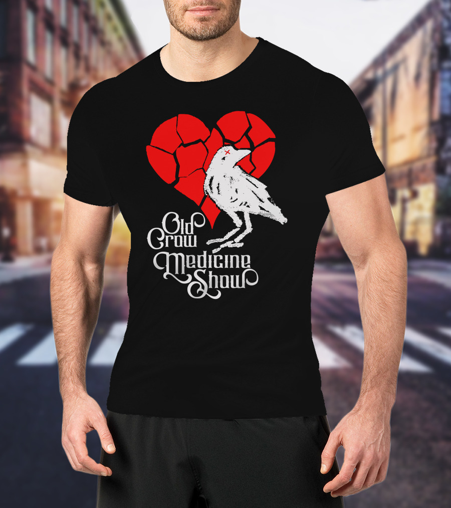 Old Crow Medicine Show Broken Heart Crow T-Shirt