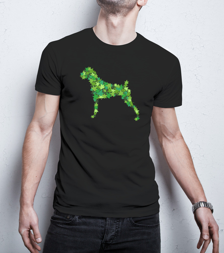 Boxer Dog Leaf T-Shirt