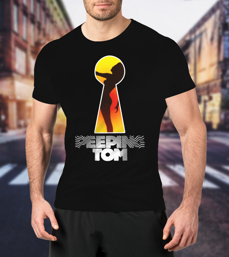 Peeping Tom 2006 Keyhole Silhouette Sunset T-Shirt