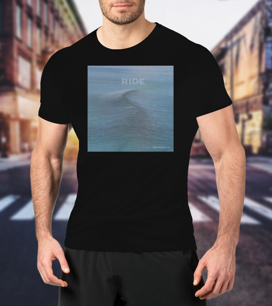 Ride Nowhere Album Cover Ocean Wave T-Shirt
