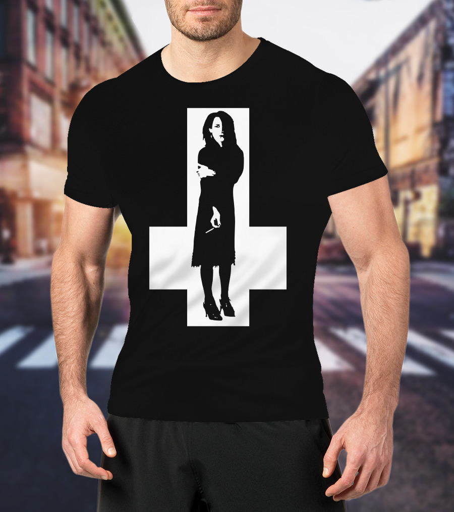 Rozz Williams Gothic Silhouette Cross T-Shirt