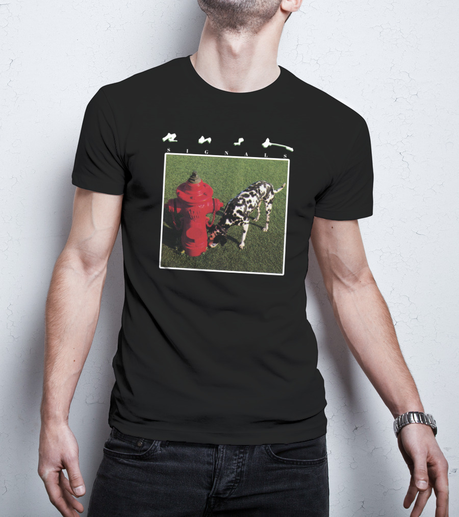 Rush Signals Dalmatian And Fire Hydrant T-Shirt