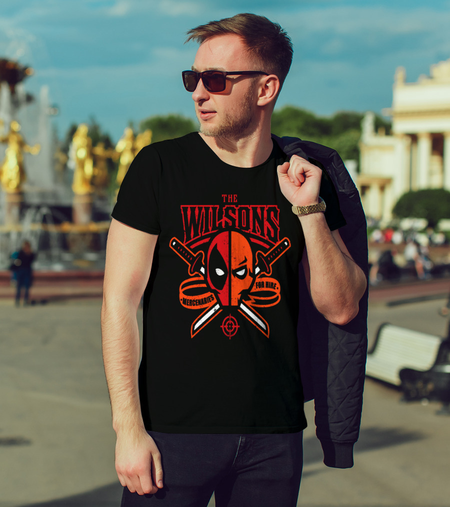 The Wilsons Deadpool Mercenaries For Hire T-Shirt