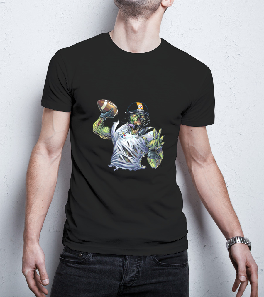 Pittsburgh Steelers Zombie Football Quarterback T-Shirt