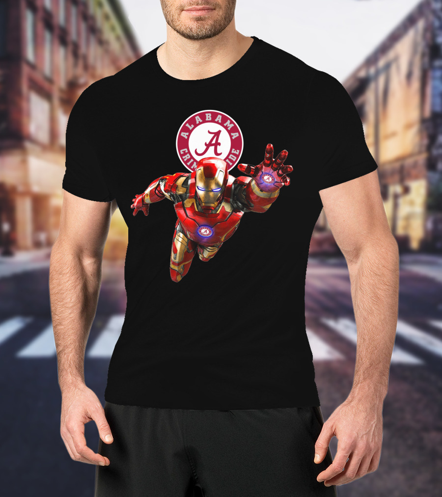 Alabama Crimson Tide Iron Man Crossover T-Shirt