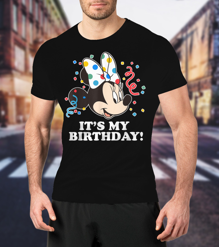 Minnie Mouse It's My Birthday Celebration T-Shirt