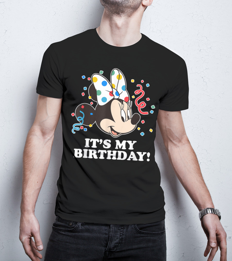 Minnie Mouse It's My Birthday Celebration T-Shirt