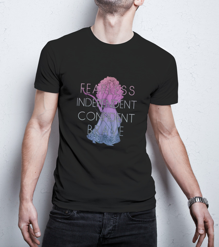Fearless Independent Confident Brave Disney Films T-Shirt