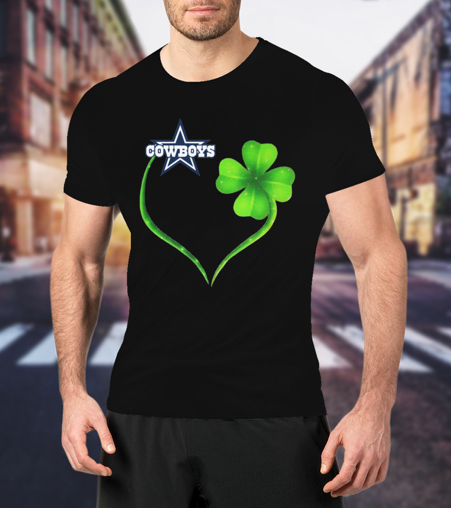 Cowboys Star Clover Heart T-Shirt