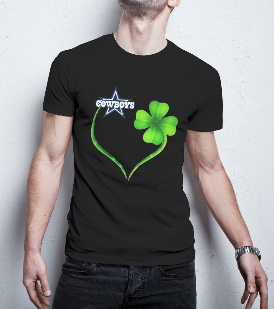 Cowboys Star Clover Heart T-Shirt