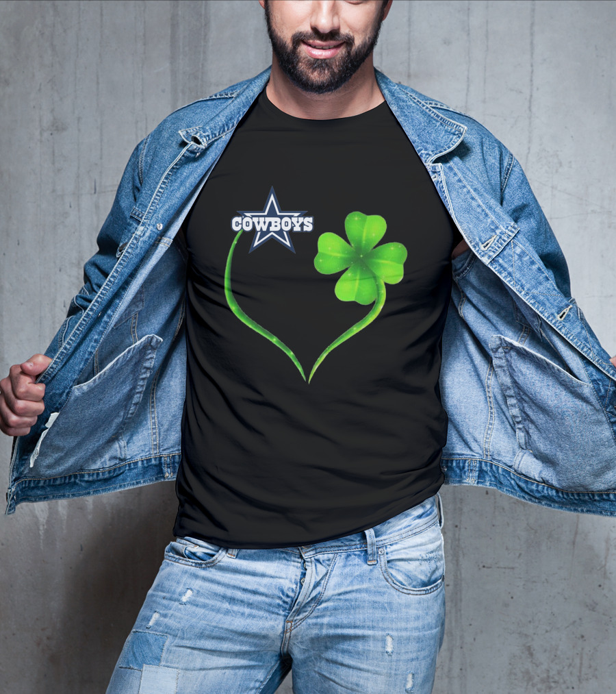 Cowboys Star Clover Heart T-Shirt