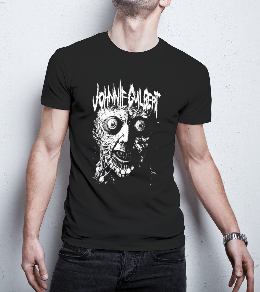 Johnnie Guilbert Haunted Soul Horror Face T-Shirt