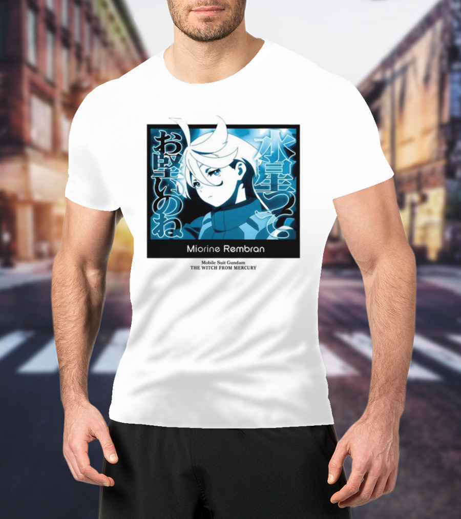 Miorine Rembran Mobile Suit Gundam The Witch From Mercury Anime Character T-Shirt
