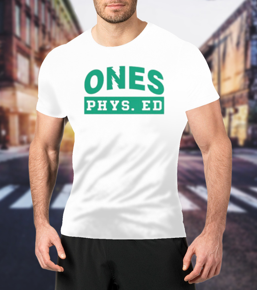 ONES Phys Ed Retro Sports Logo Vintage Gym T-Shirt
