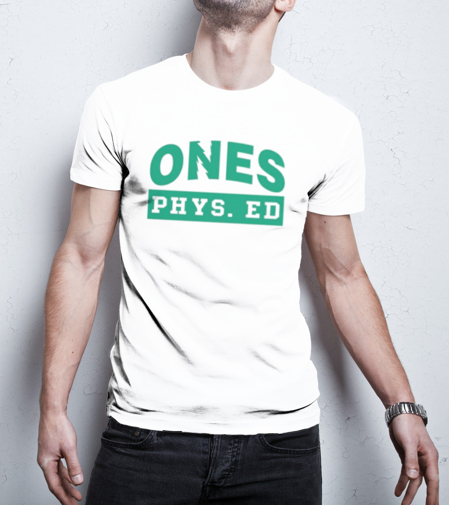 ONES Phys Ed Retro Sports Logo Vintage Gym T-Shirt