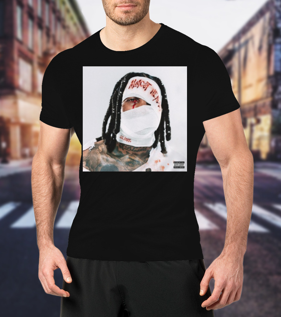 Lil Durk Almost Healed Bandaged Face Album T-Shirt