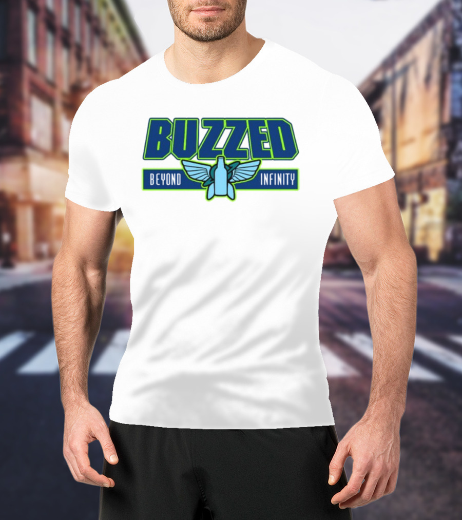 Buzzed Beyond Infinity Bottle With Wings T-Shirt