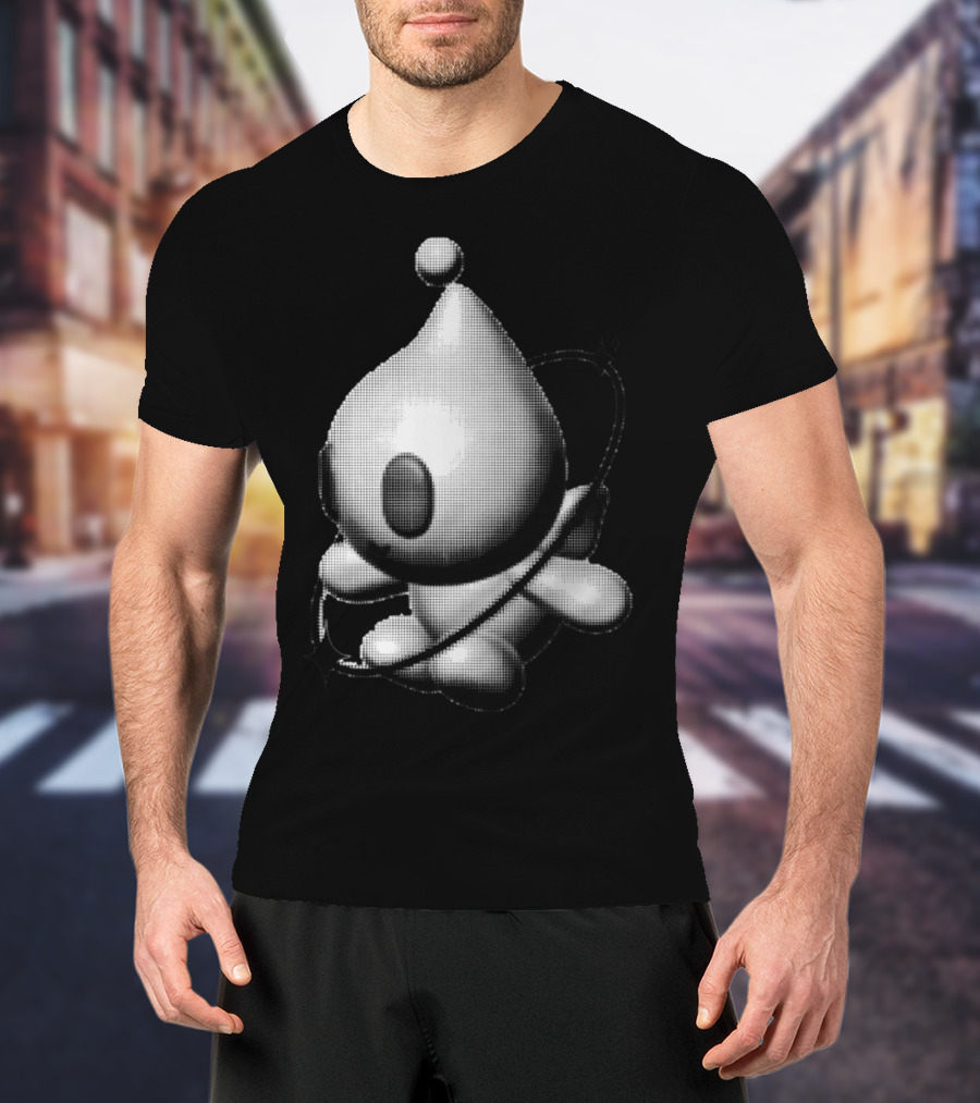 Y2k Friend Retro Digital Character With Orbiting Rings T-Shirt