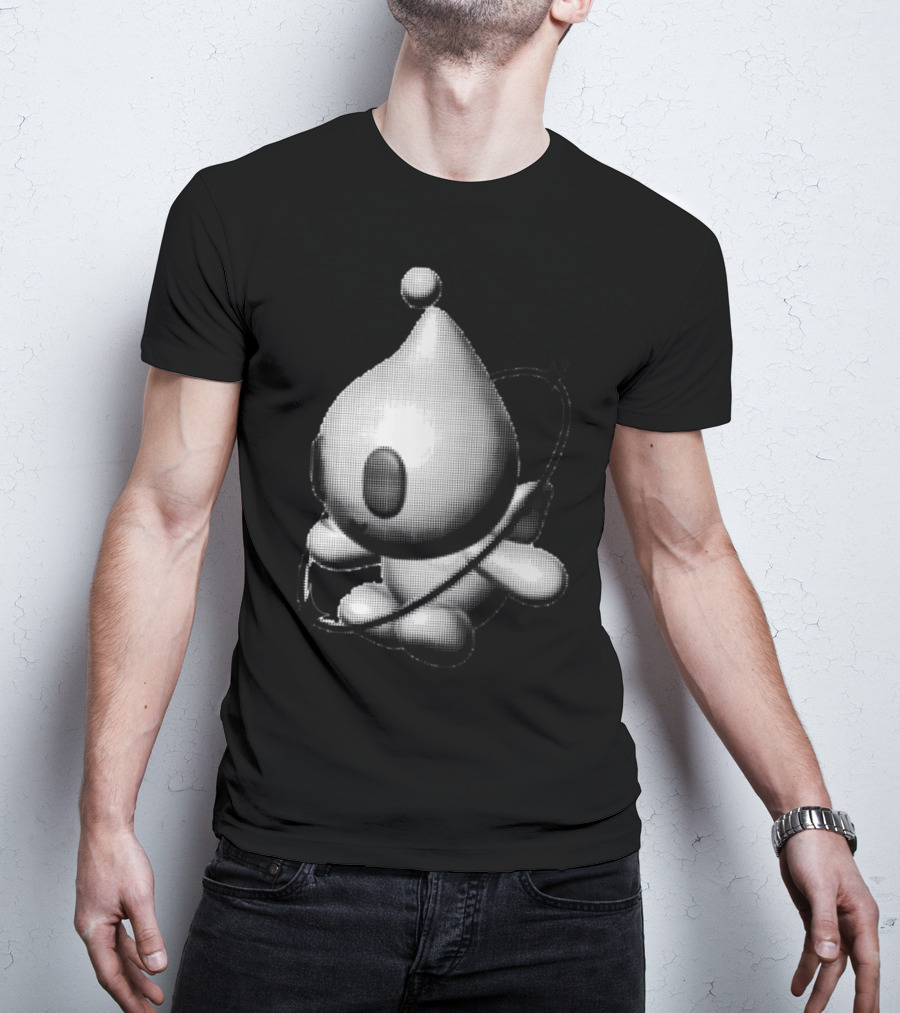 Y2k Friend Retro Digital Character With Orbiting Rings T-Shirt