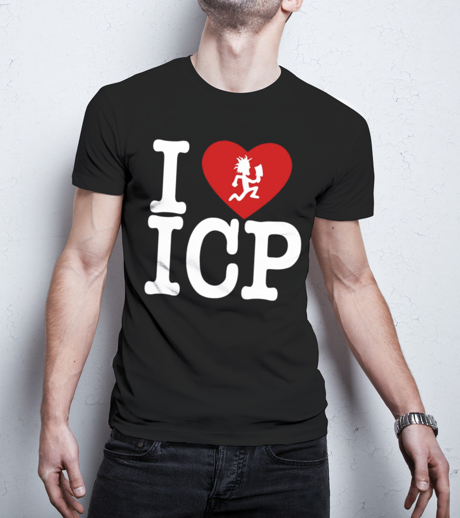 I Heart ICP Hatchetman Red Heart Iconic T-Shirt