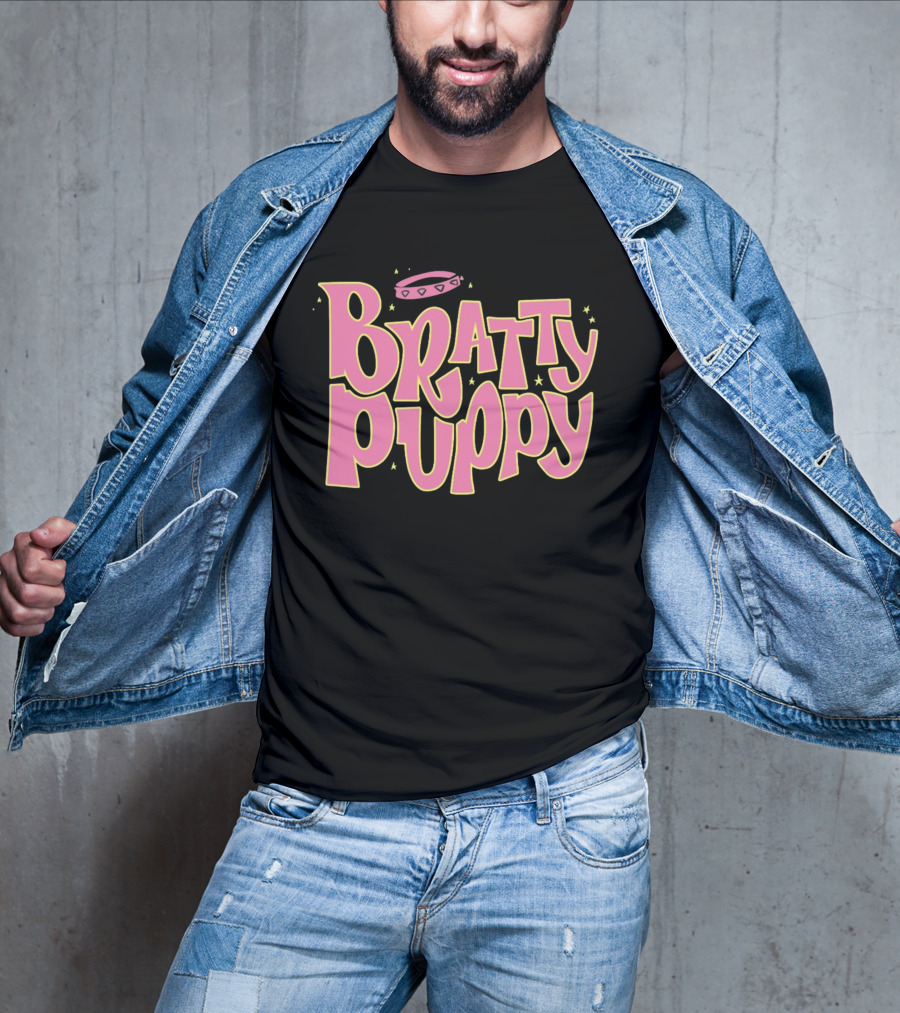 Bratty Puppy Amp Of Watts Safeword Halo Collar T-Shirt