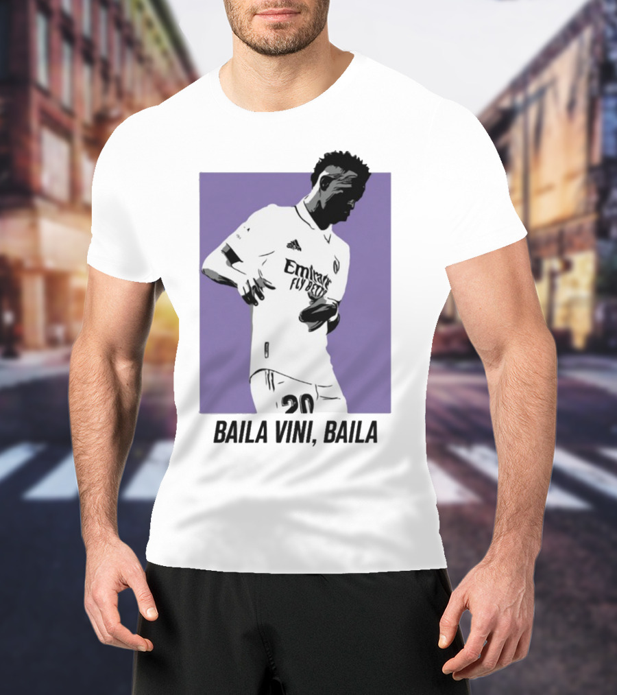 Club1863 Baila Vini Baila Real Madrid Football T-Shirt