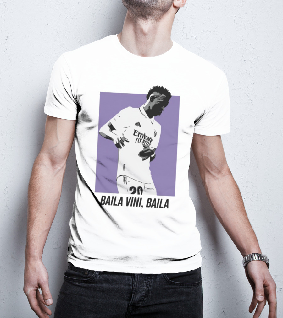 Club1863 Baila Vini Baila Real Madrid Football T-Shirt